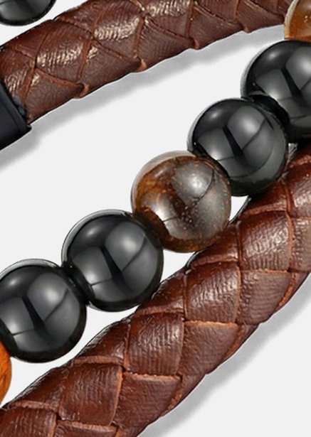 Lederarmband Legacy Weave