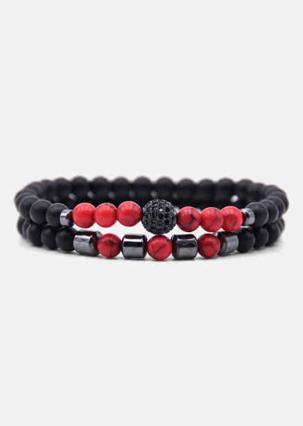 Perlenarmband Crimson Valor