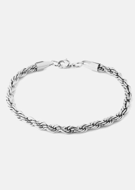 Armband Twisted Link- Versilbert