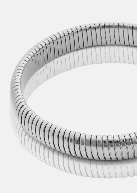 Armband Sculpted Coil - Versilbert