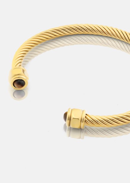 Armband Aumaura Brown - 18k Vergoldet
