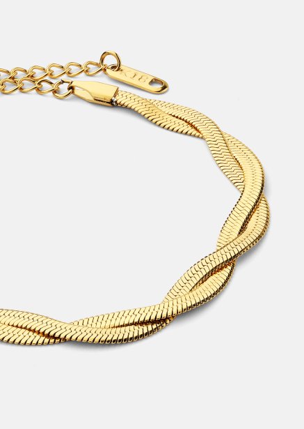 Armband Twist Glow - 18k Vergoldet