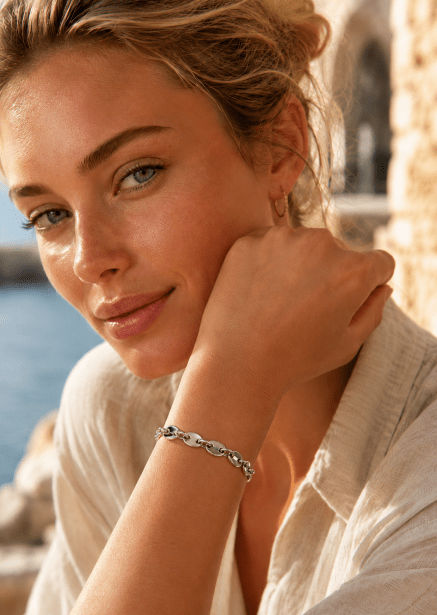 Armband Steel Bold - Versilbert
