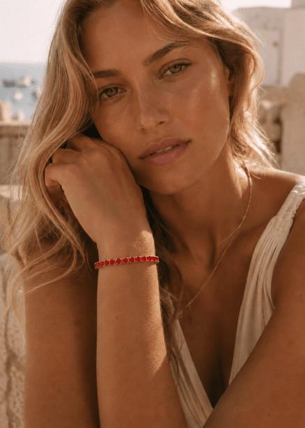 Armband Brillara - 18k Vergoldet