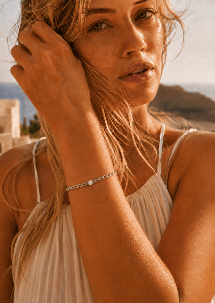 Armband Pulse – Versilbert