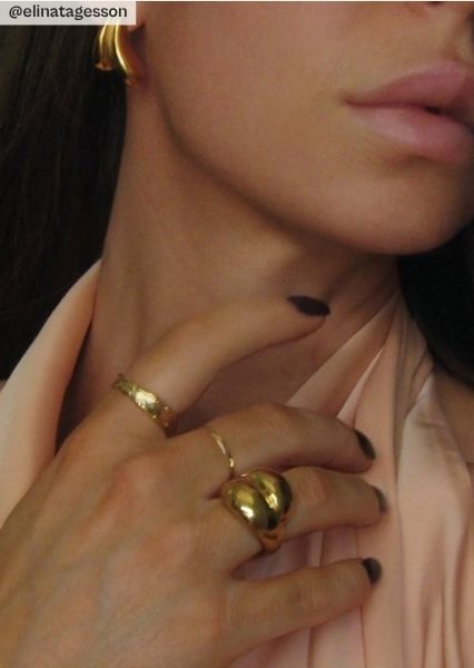 Ohrringe Gilded Drop – 18k Vergoldet