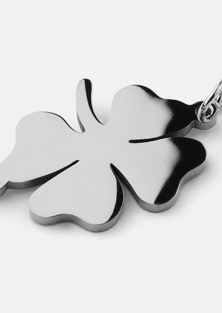 Golden Clover Charm Bracelet - Versilbert