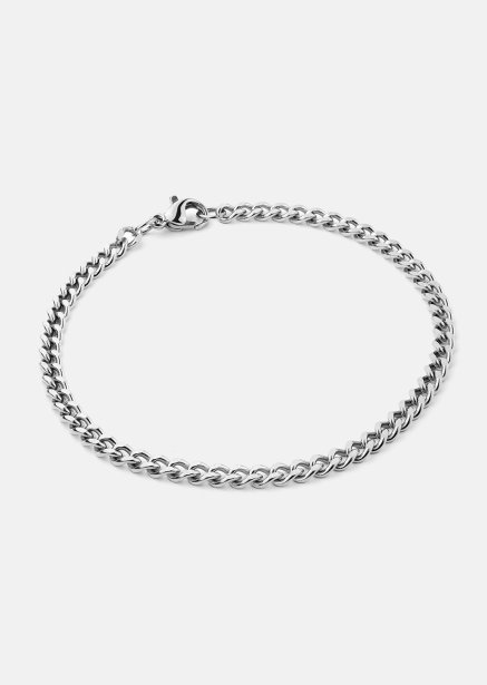 Silver Link Chain Bracelet - Versilbert