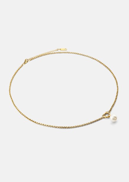Halskette Opal Circle Necklace - 18k Vergoldet