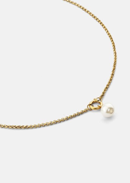 Halskette Opal Circle Necklace - 18k Vergoldet