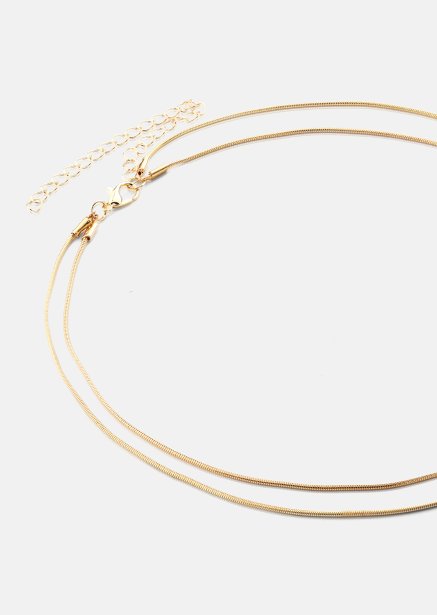 Halskette Duo - 18k Vergoldet