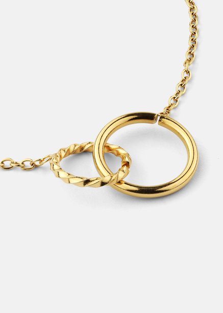 Armband Duo Rings- 18k Vergoldet