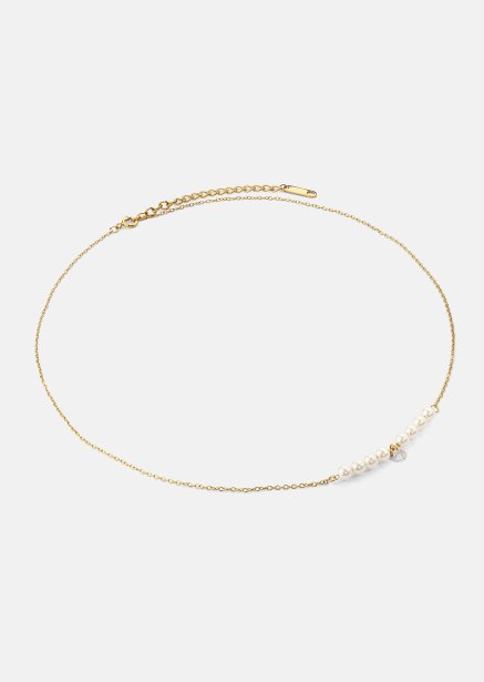 Halskette Moonlet Grace - 18k Vergoldet
