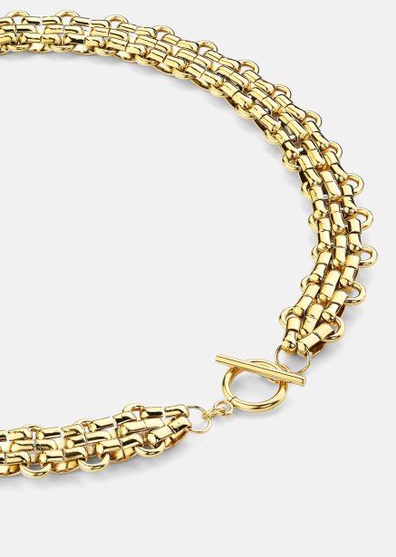Halskette Bold Weave - 18k Vergoldet