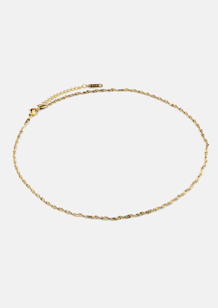 Halskette Twistad – 18k Vergoldet