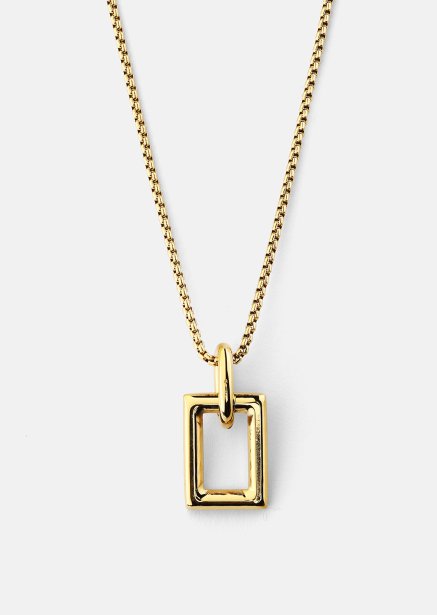 Halskette Geometrisk Grace – 18k Vergoldet