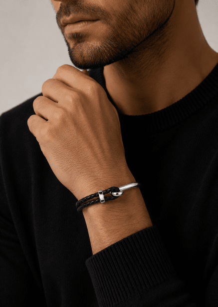 Lederarmband Gravitas Link