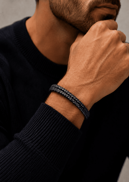 Lederarmband Silent Crest