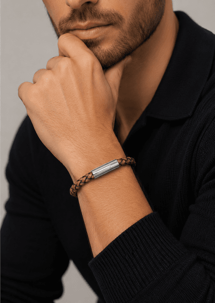 Lederarmband Cobalt Ridge