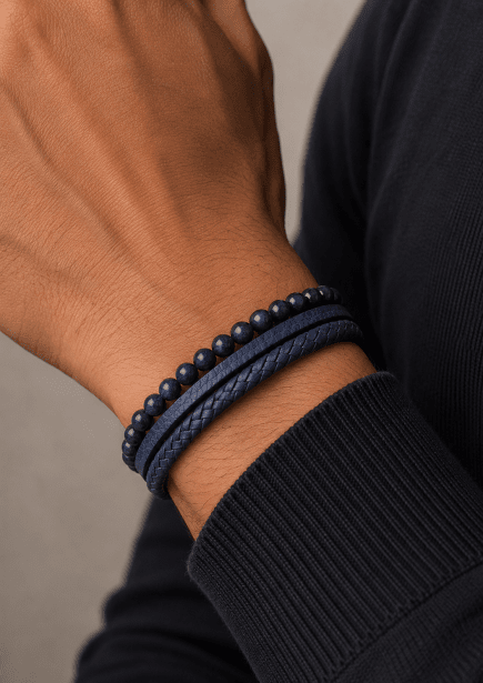 Lederarmband Titan Charm