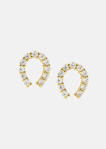 Ohrring Golden Hoof- 18k Vergoldet