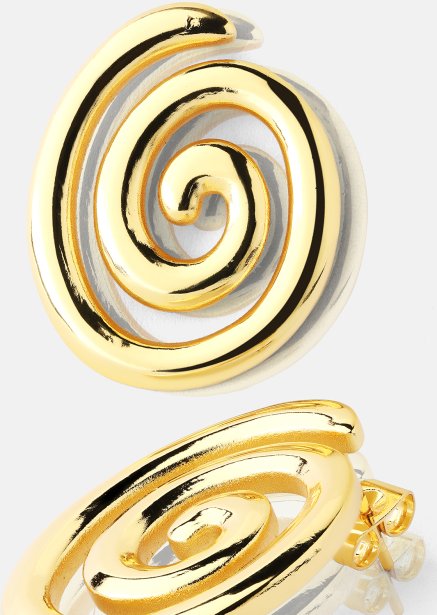 Resin Ohrring - 18k Vergoldet