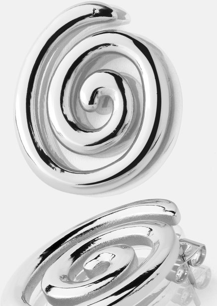 Resin Ohrring - Versilbert