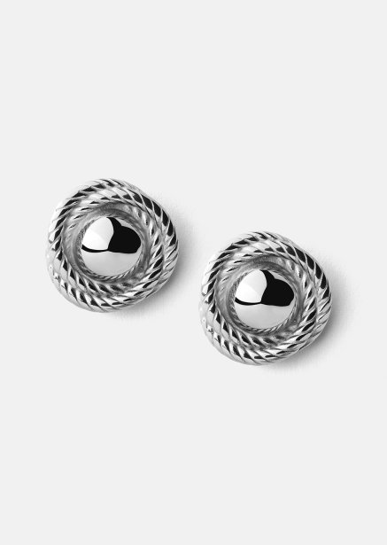 Ohrring Regal Twist - Versilbert
