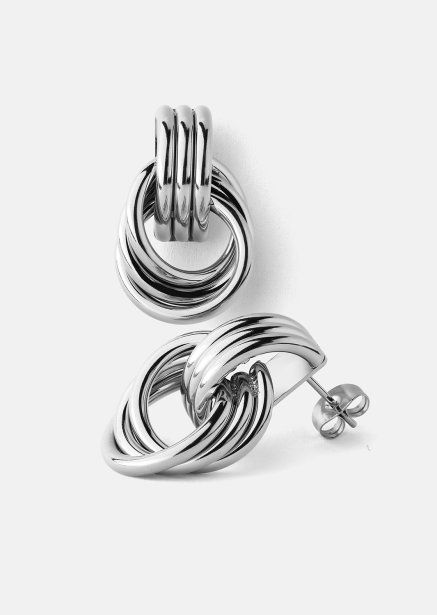 Ohrring Unity Loop - Versilbert