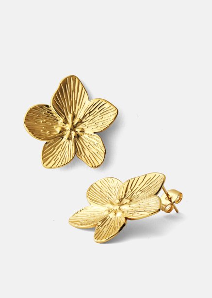 Ohrring Blossom - 18k Vergoldet