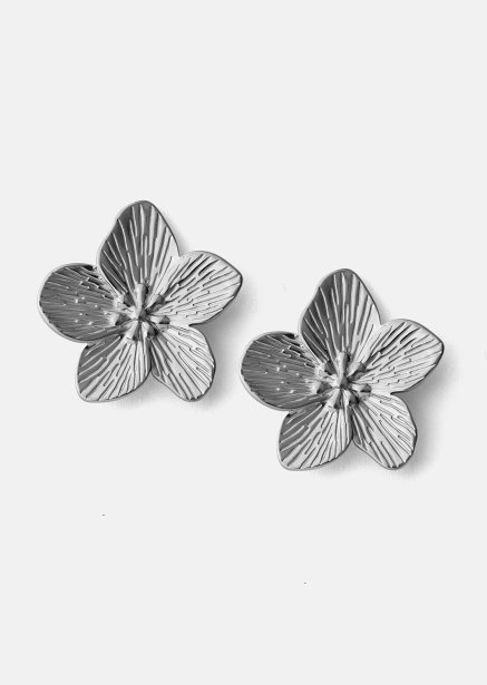 Ohrring Blossom - Versilbert