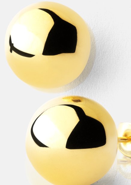 Orb Earrings - 18k Vergoldet