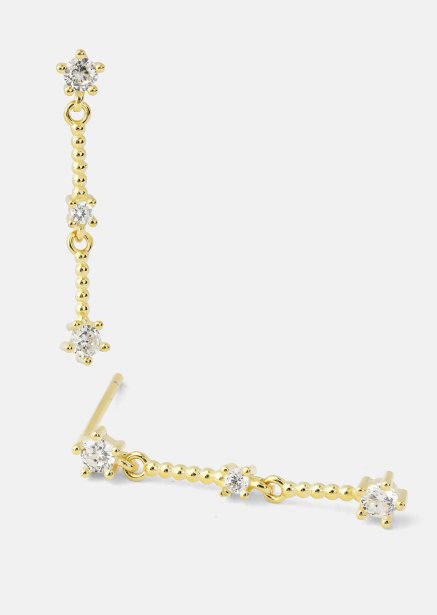 Ohrringe Luna strip - 18k Vergoldet