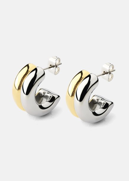 Ohrring Duo Glow - 18k Vergoldet