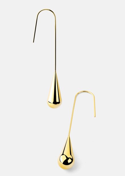 Ohrring Golden Drop Elegance - 18k Vergoldet