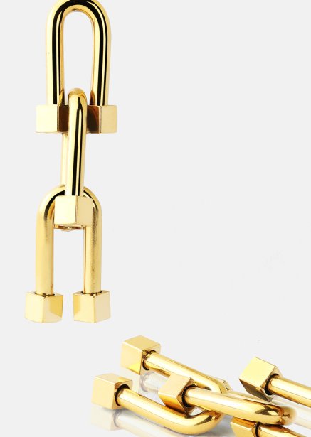 Ohrringe Link Luxe – 18k Vergoldet