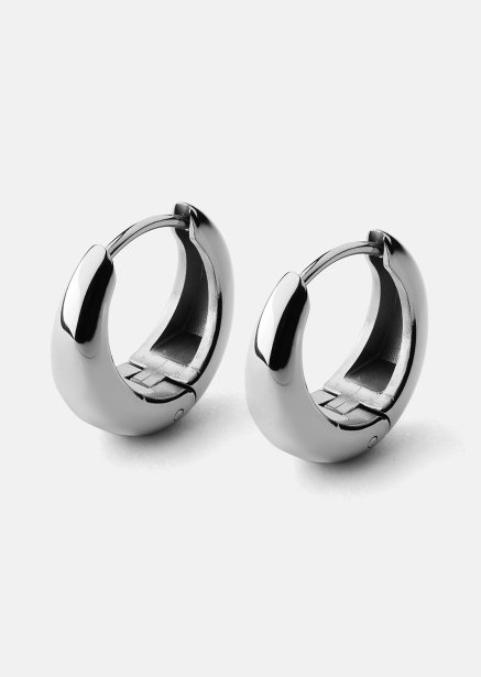 Ohrringe Bold mini – Versilbert