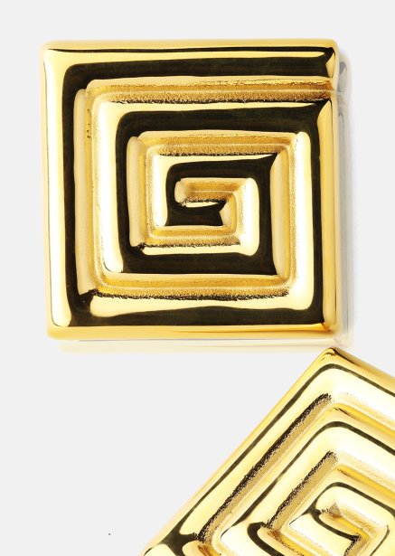 Ohrring Geometric Glow - 18k Vergoldet