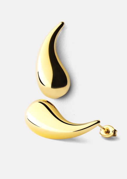 Ohrringe Skulpturala Droppar – 18k Vergoldet