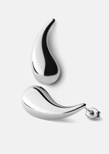 Ohrring Silverdroppar - Versilbert