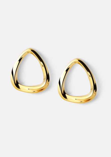 Ohrringe Flow – 18k Vergoldet