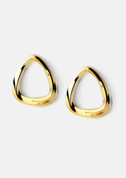 Ohrringe Flow – 18k Vergoldet