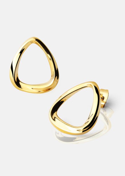 Ohrringe Flow – 18k Vergoldet