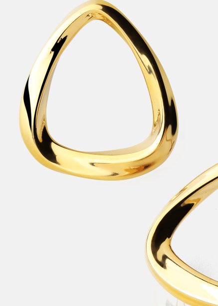 Ohrringe Flow – 18k Vergoldet