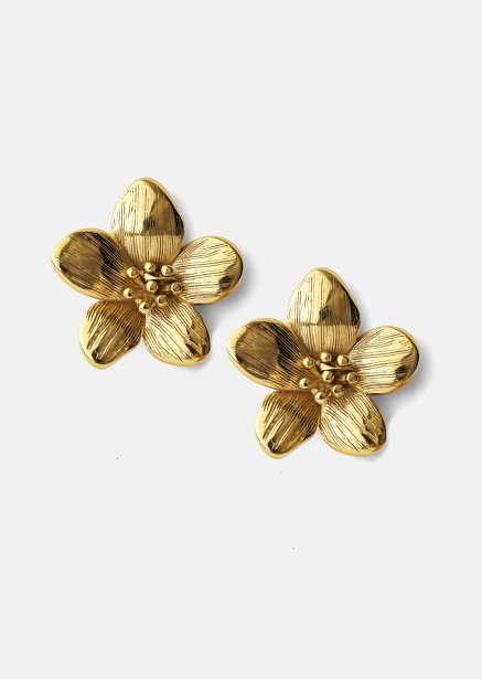Ohrringe Flora Shine – 18k Vergoldet