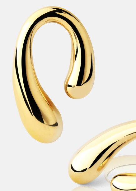 Ohrringe Sculpture – 18k Vergoldet