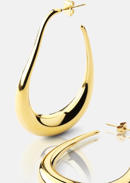Ohrringe Tear of Gold - 18k Vergoldet
