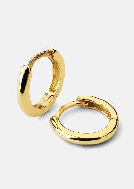 Ohrringe Mini Hoops - 18k Vergoldet