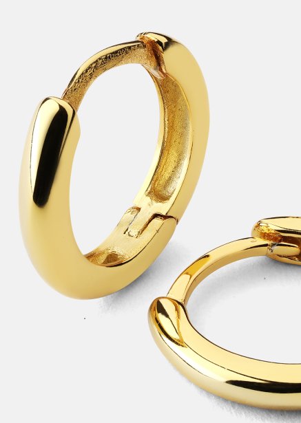 Ohrringe Mini Hoops - 18k Vergoldet