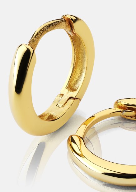 Ohrringe Mini Hoops - 18k Vergoldet